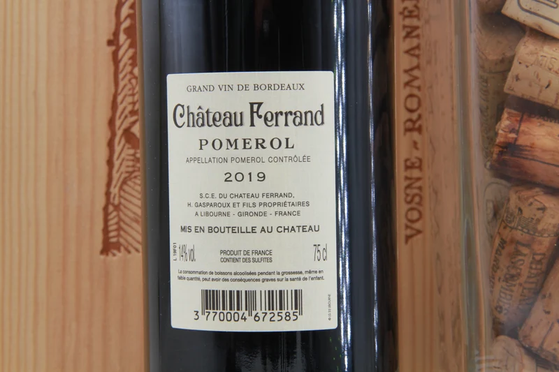 Chateau Ferrand Pomerol. 2019. 75cl