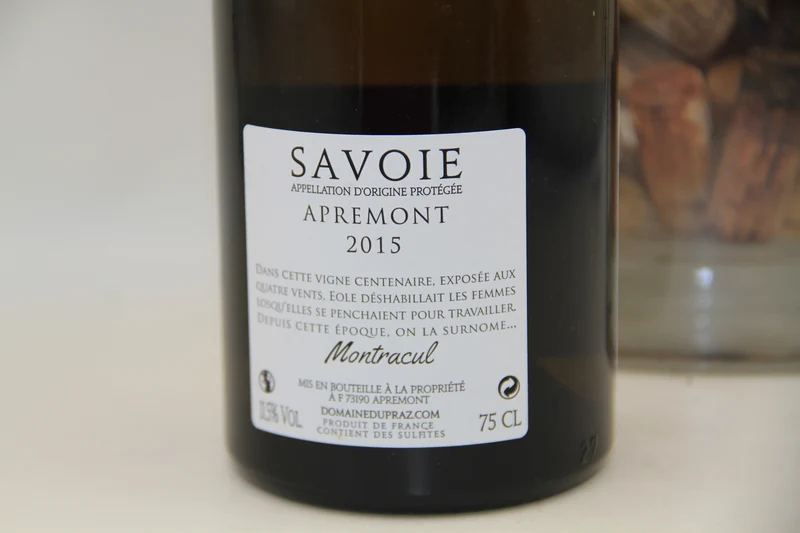 Apremont 2015 Domaine Dupraz