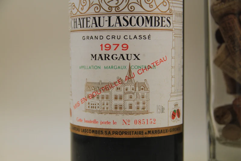 Chateau lascombes **1979 ** Grand Cru Classé Margaux. Magnum 1,5 L