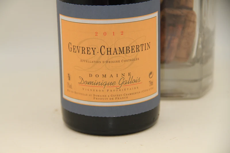 - Gevrey Chambertin ** 2012** Domaine Gallois