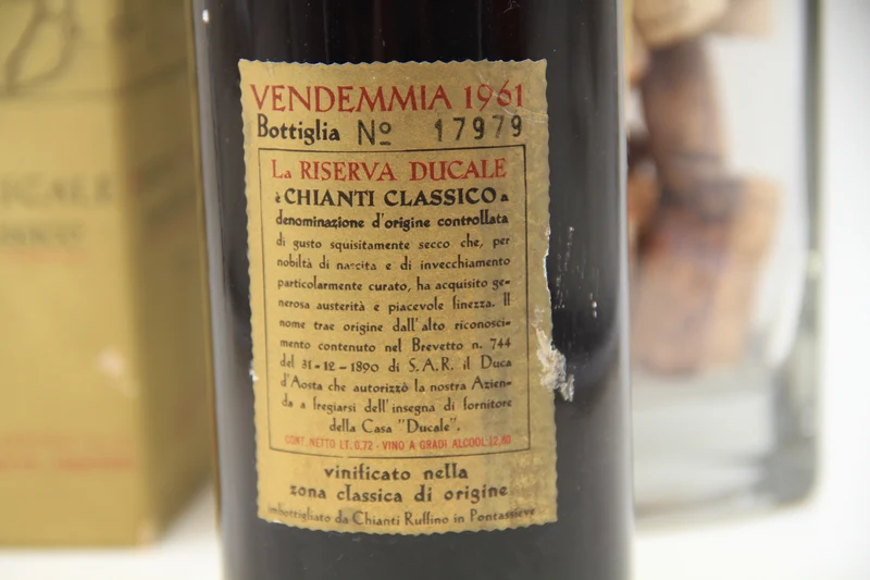 Chianti Classico Riserva Ducale **1961 ** Ruffino