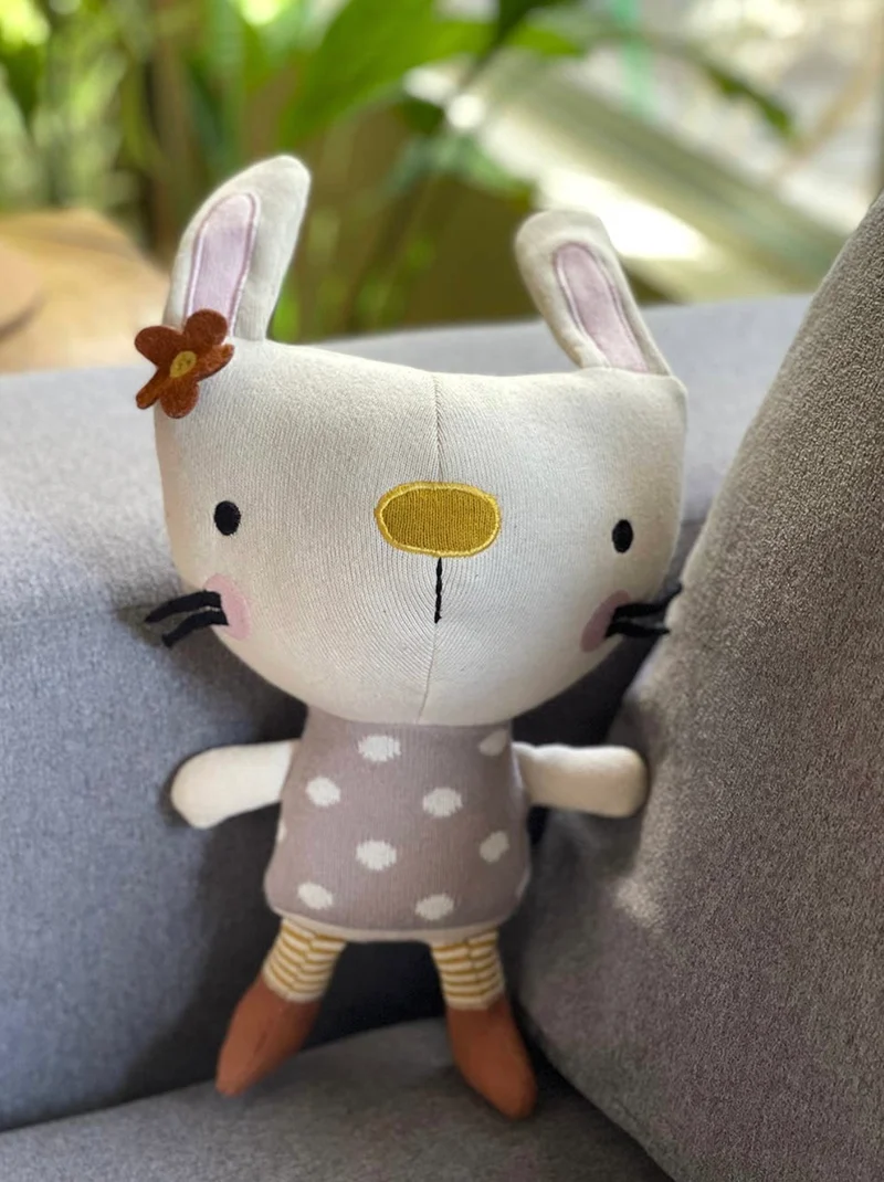 Peluche faite mains Sam bunny