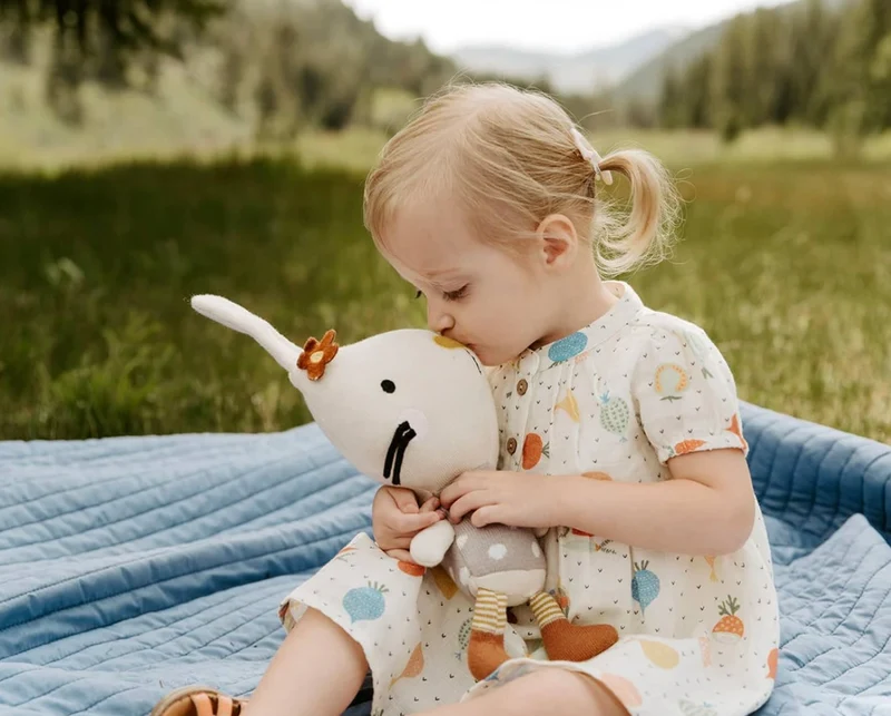 Peluche faite mains Sam bunny