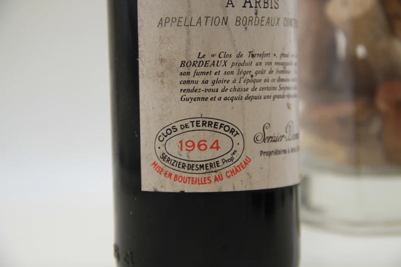 Clos De Terrefort a Arbis - Bordeaux 1964
