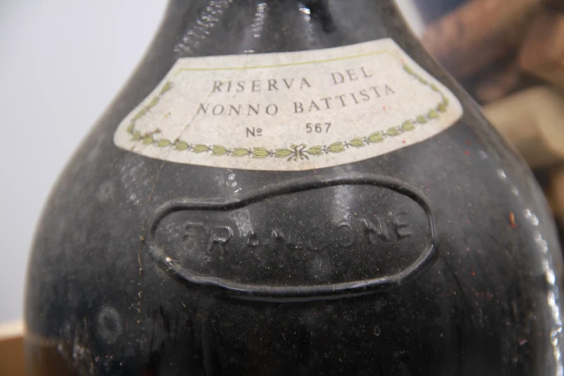 Grignolino Vino Invecchiato 1971 "Riserva del Nonno Battista" – Cantine Francone (Neive d'Alba) – Format Spécial 3,8 Litres