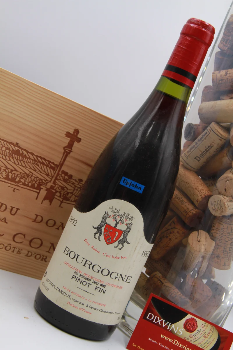 Bourgogne Pinot Fin – Domaine Geantet-Pansiot. 1992