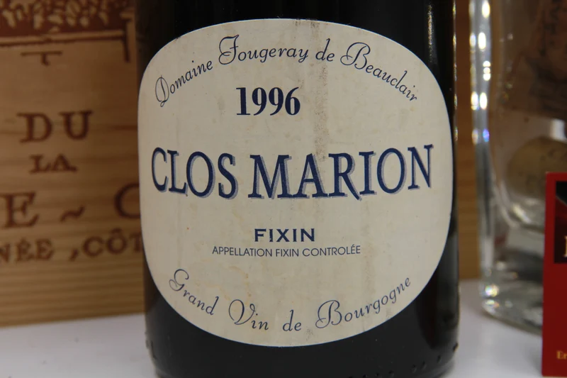 Fixin "Clos Marion" – Domaine Fougeray de Beauclair. 1996