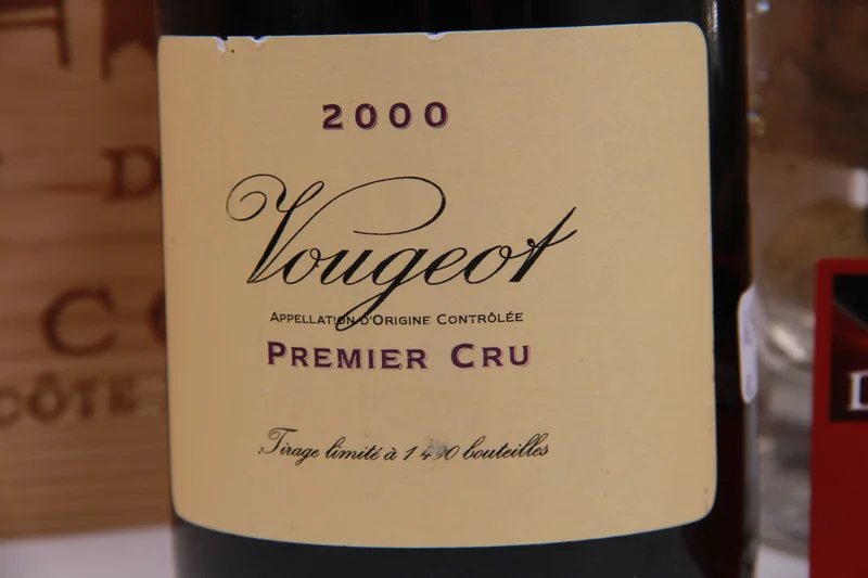 Vougeot 1er Cru – Domaine de la Vougeraie. 2000