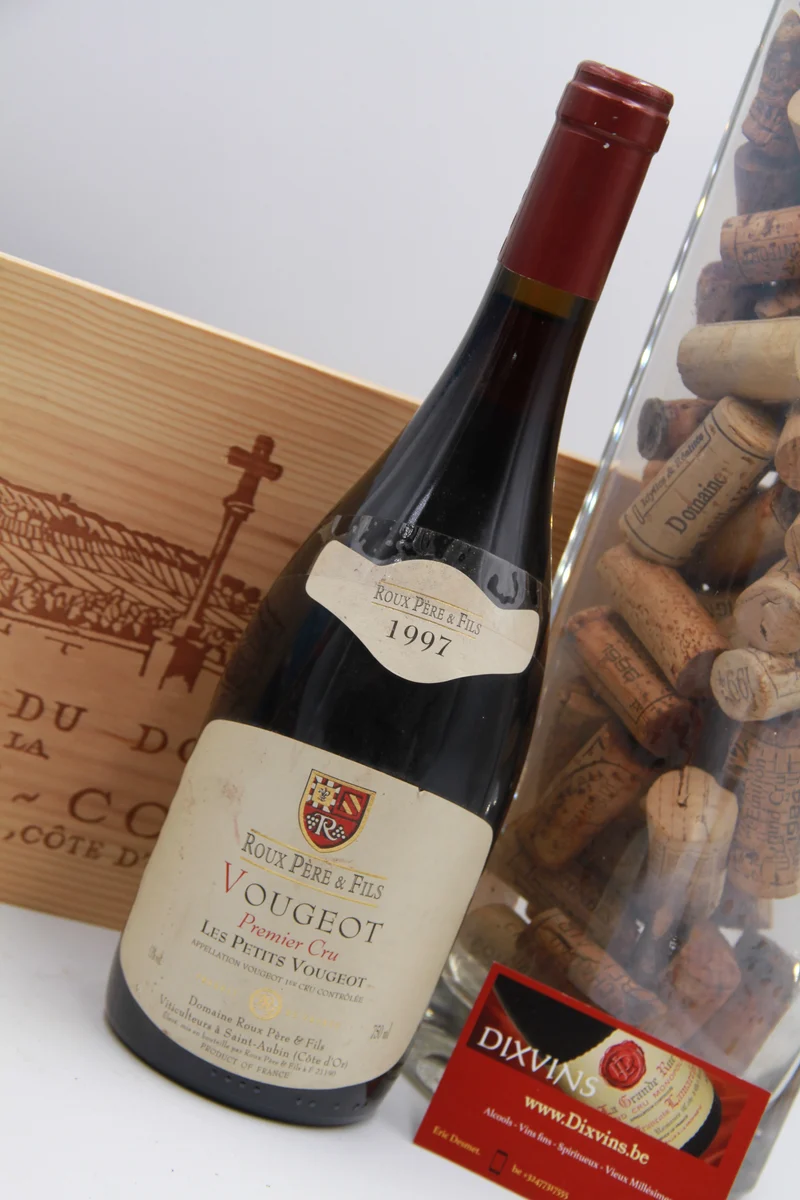 Vougeot 1er Cru "Les Petits Vougeot " Domaine Roux Père & Fils. 1992