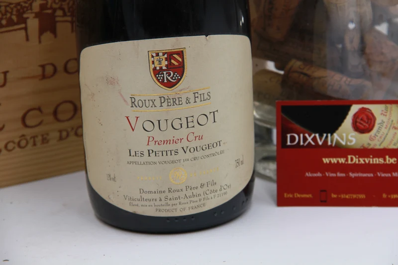 Vougeot 1er Cru "Les Petits Vougeot " Domaine Roux Père & Fils. 1992