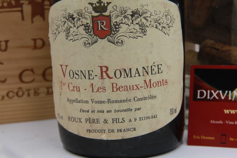 Vosne-Romanée 1er Cru "Les Beaux-Monts" Domaine Roux Père & Fils. 1992