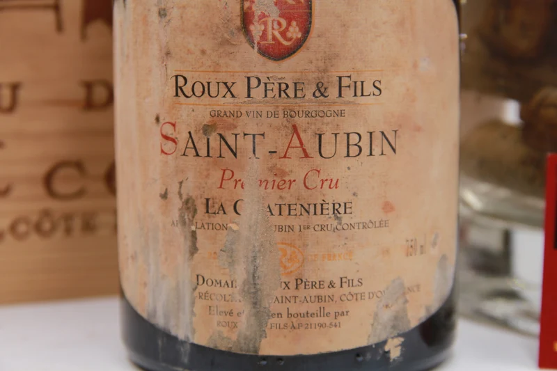 Saint Aubin 1er La Chatenière. Domaine Roux Père et Fils. 2004