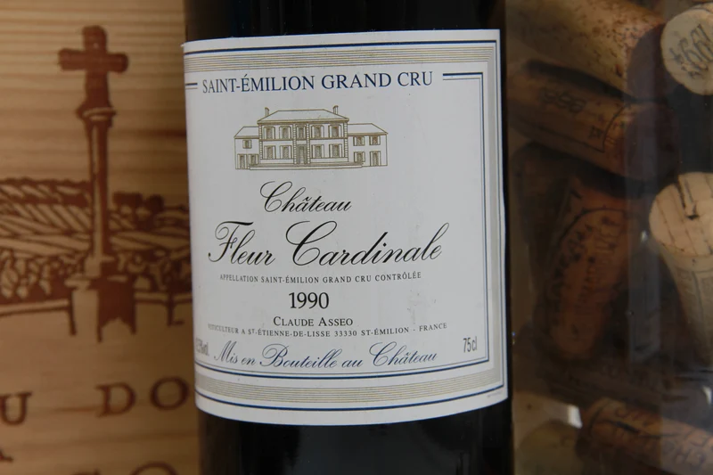 Château Fleur Cardinale – Saint-Émilion Grand Cru. 1990