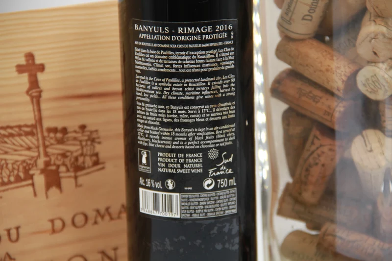 Banyuls Rimage Les Clos de Paulillies Domaine Cazes. 2016
