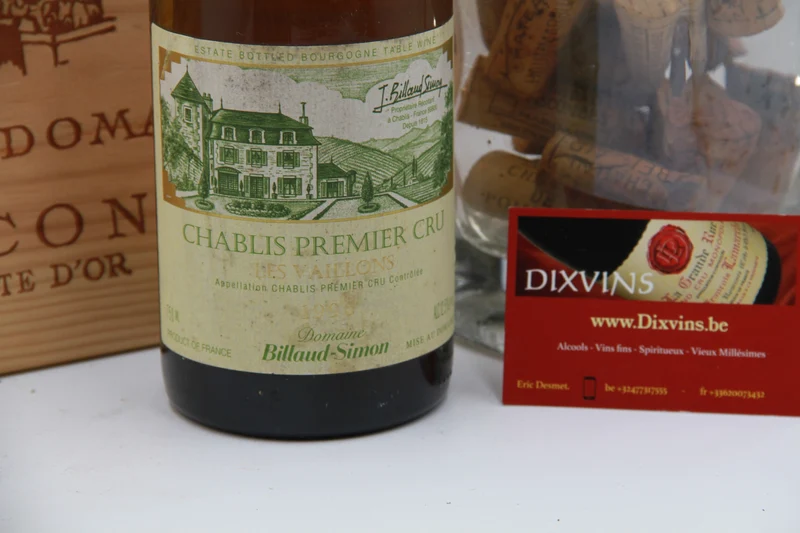 Chablis 1er Cru Les Vallons Billaud Simon. 1996