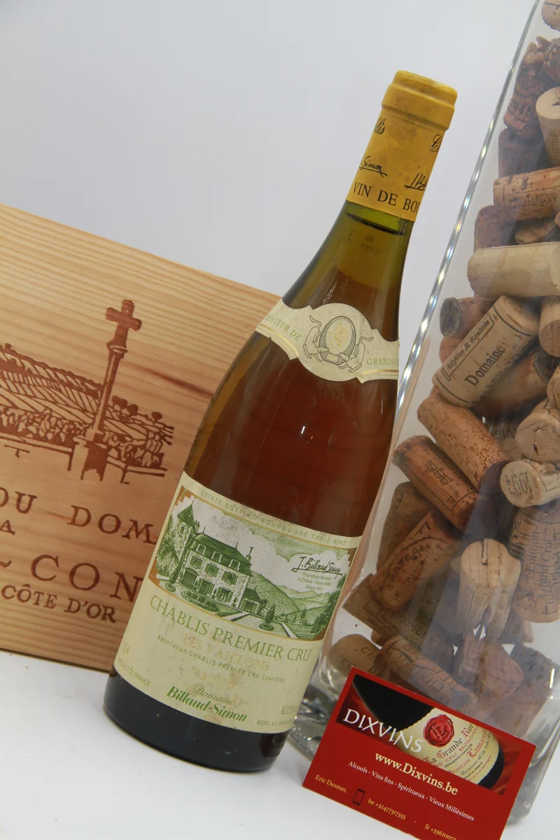Chablis 1er Cru Les Vallons Billaud Simon. 1996