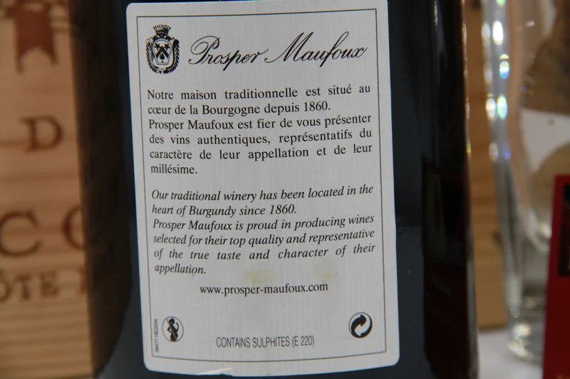 Hospices de Beaune "Pommard" Cuvée Suzanne Chaudron – Prosper Maufoux. 2018