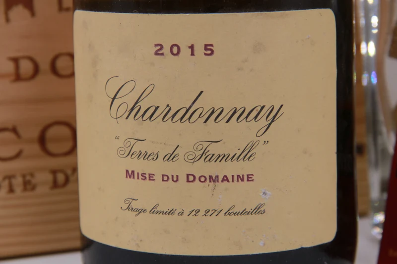 Chardonnay Terres de Famille Domaine de la Vougeraie. 2015