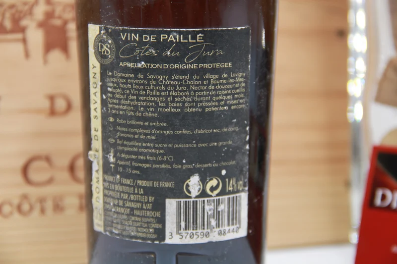 Vin de Paille Cotes de Jura Domaine Savagny 2013