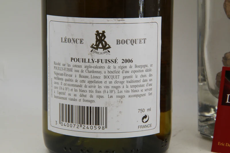 Pouilly Fuissé. Léonce Bocquet 2006