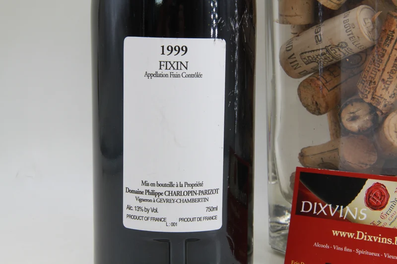Fixin "Clos De Fixey" Monopole Charlopin 1999