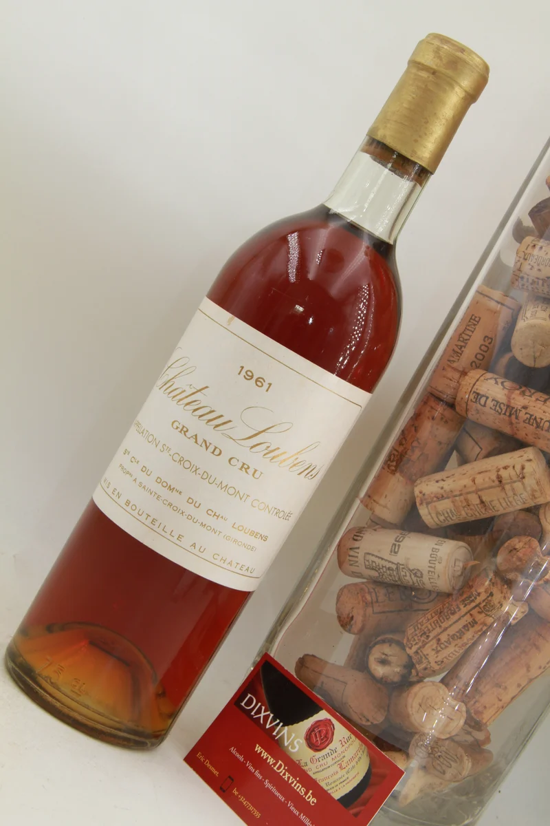 Chateau Loubens Grand Cru Sainte Croix Du mont. 1961