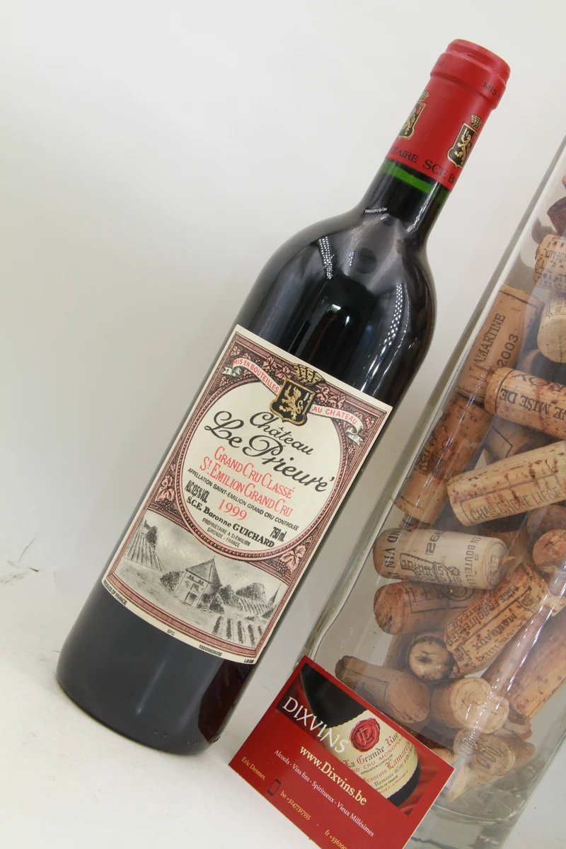 Chateau Le Prieuré Grand Cru Classé de Saint Émilion. 1999
