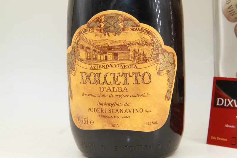 Dolcetto D'Alba. 1984 Poderi Scanavino