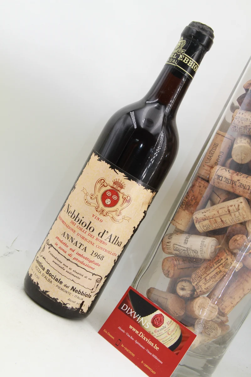 Nebbiolo D'Alba 1968. Cantina Sociale Del Nebbiolo