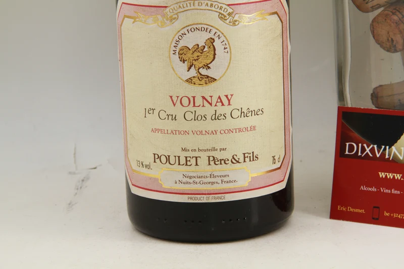 Volnay 1er Cru "Clos des Chênes " 2004. Poulet Père et Fils