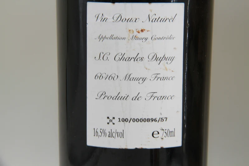 Mas Amiel Vintage Privilège. 1996