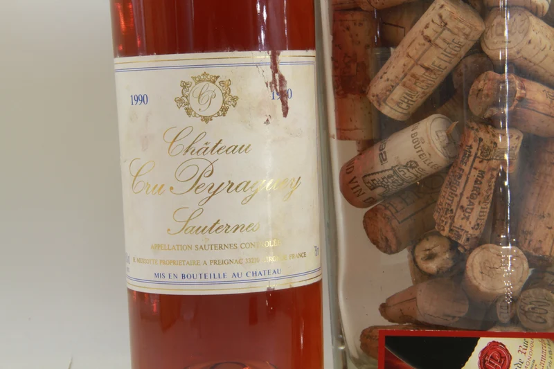 Chateau Cru Peyraguey Sauternes. 1990