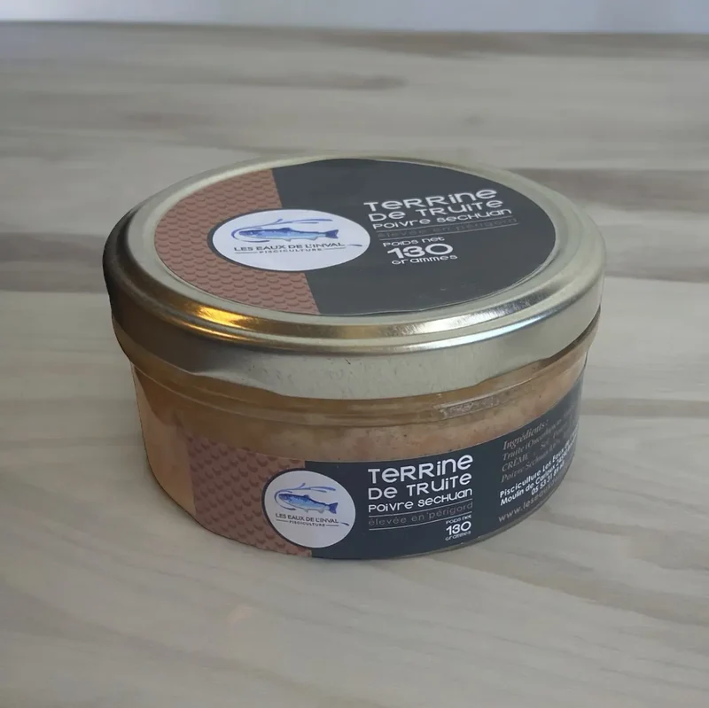 Terrine de truite au poivre de sechuan - 130 gr
