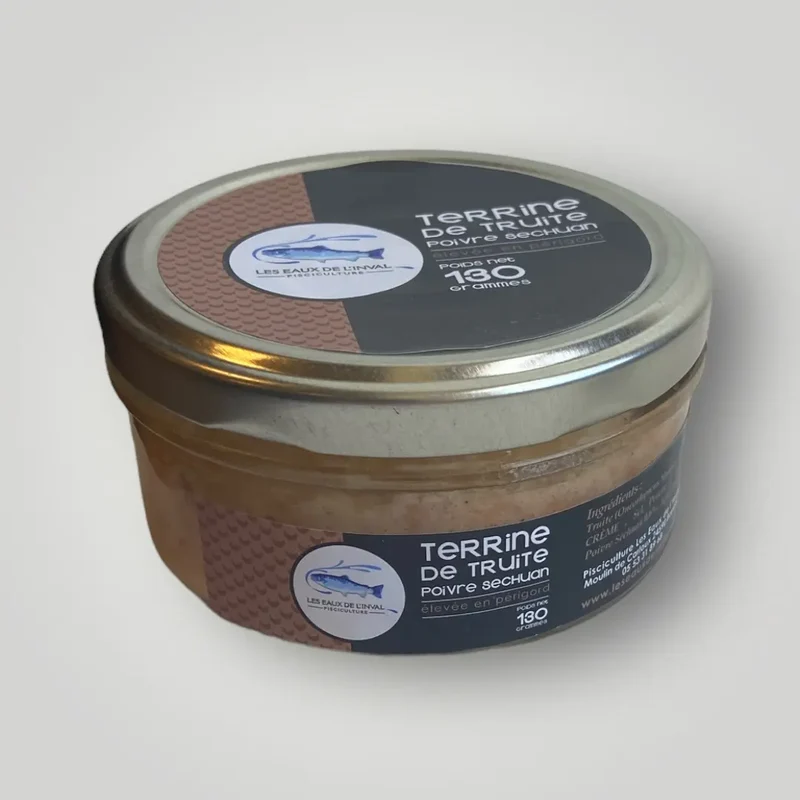 Terrine de truite au poivre de sechuan - 130 gr