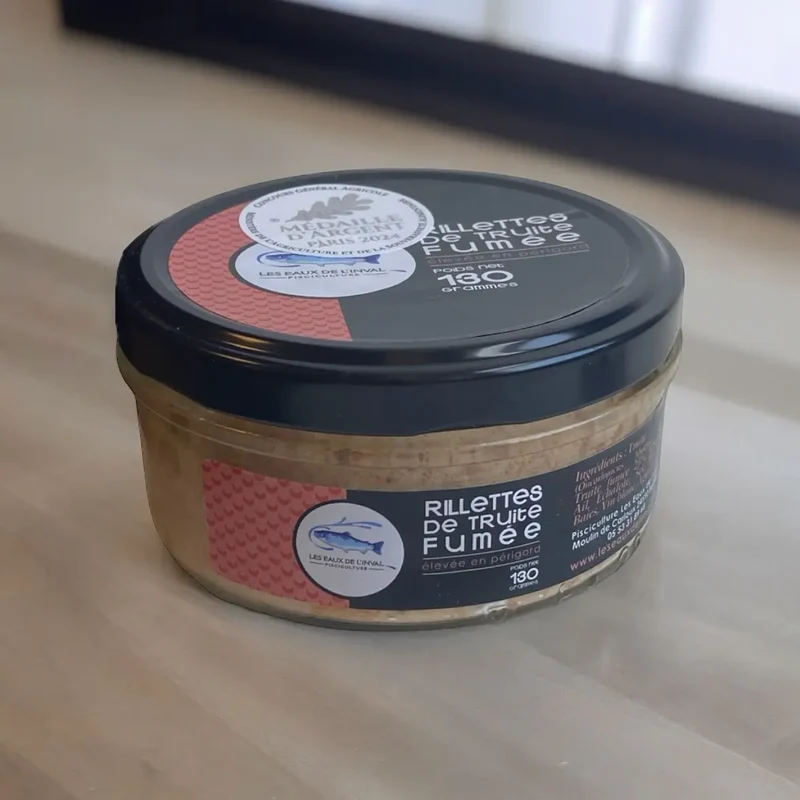 Rillettes de truite fumée - 130 gr