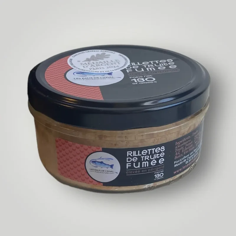 Rillettes de truite fumée - 130 gr