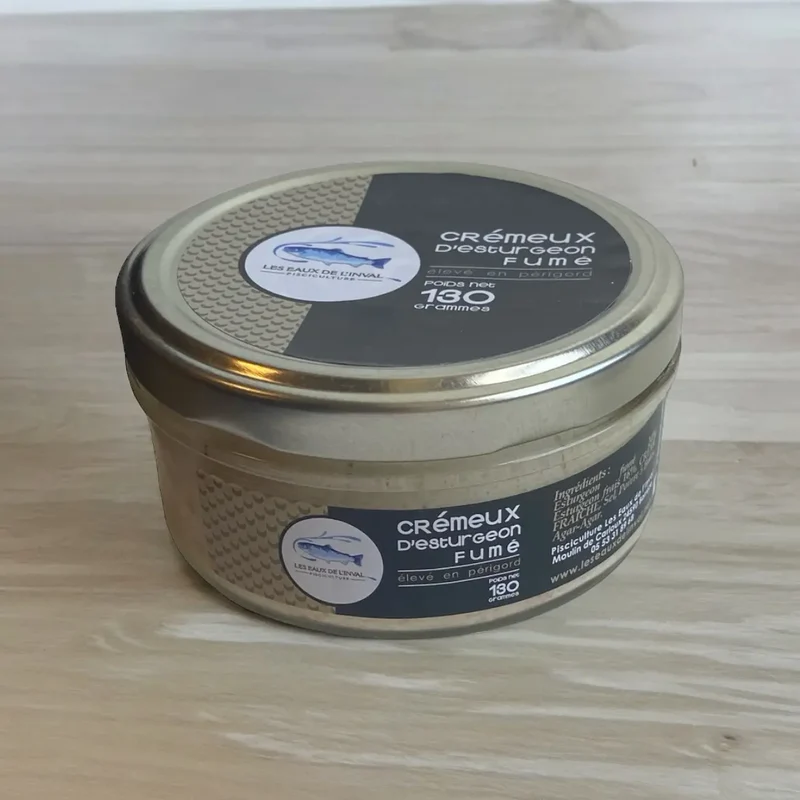 Crémeux d’esturgeon fumé - 130gr