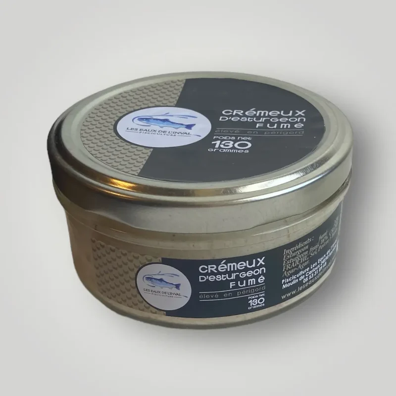 Crémeux d’esturgeon fumé - 130gr