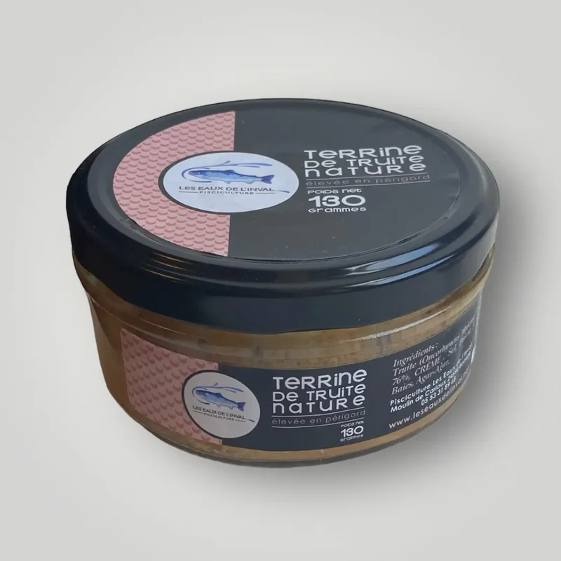 Terrine de truite nature - 130g
