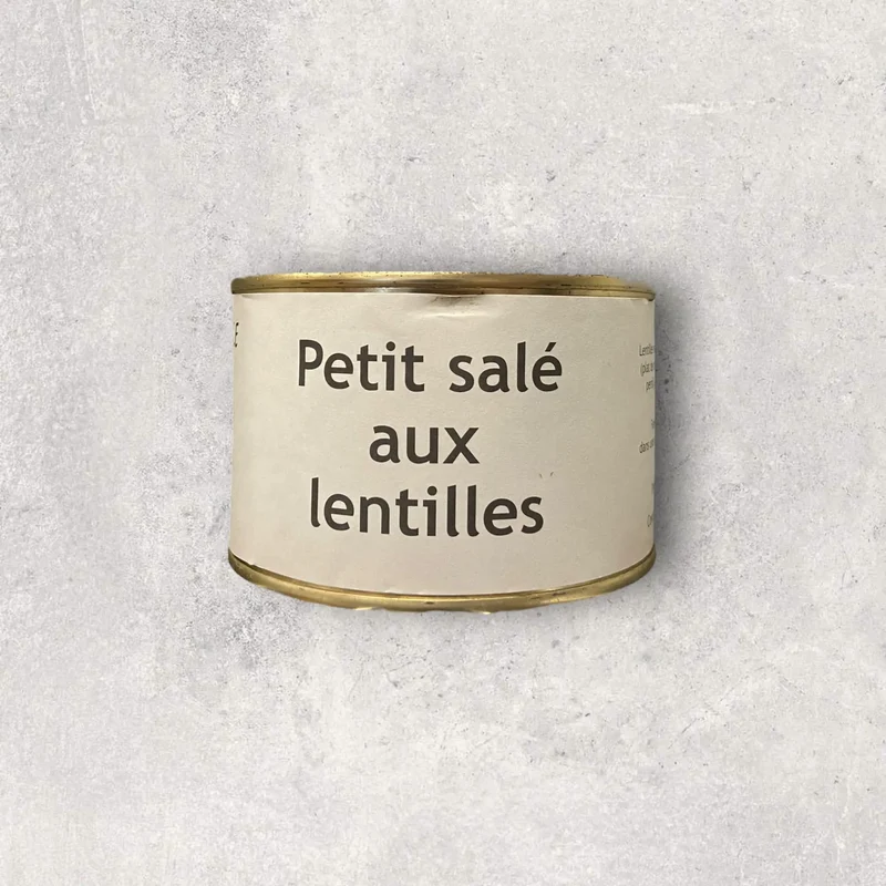 Petit salé aux lentilles