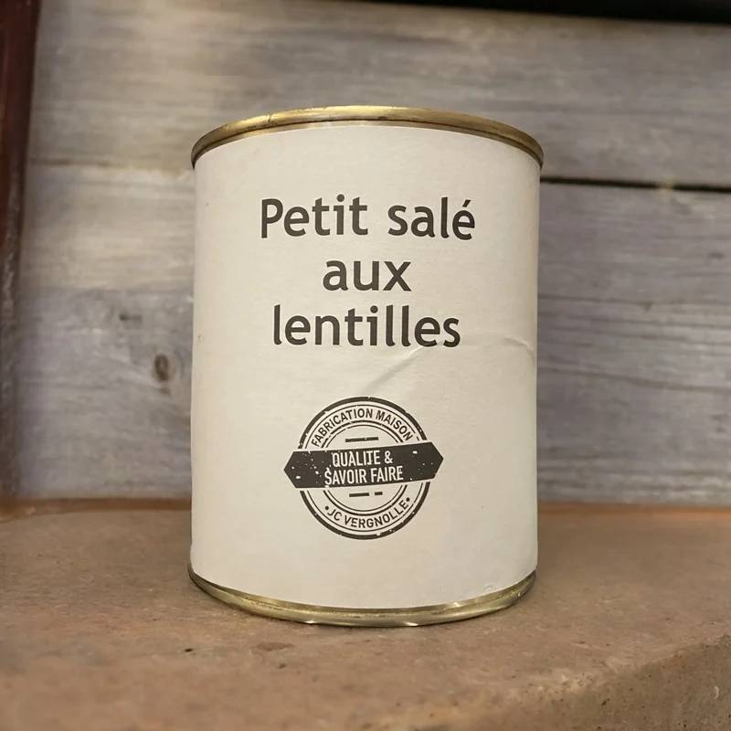 Petit salé aux lentilles