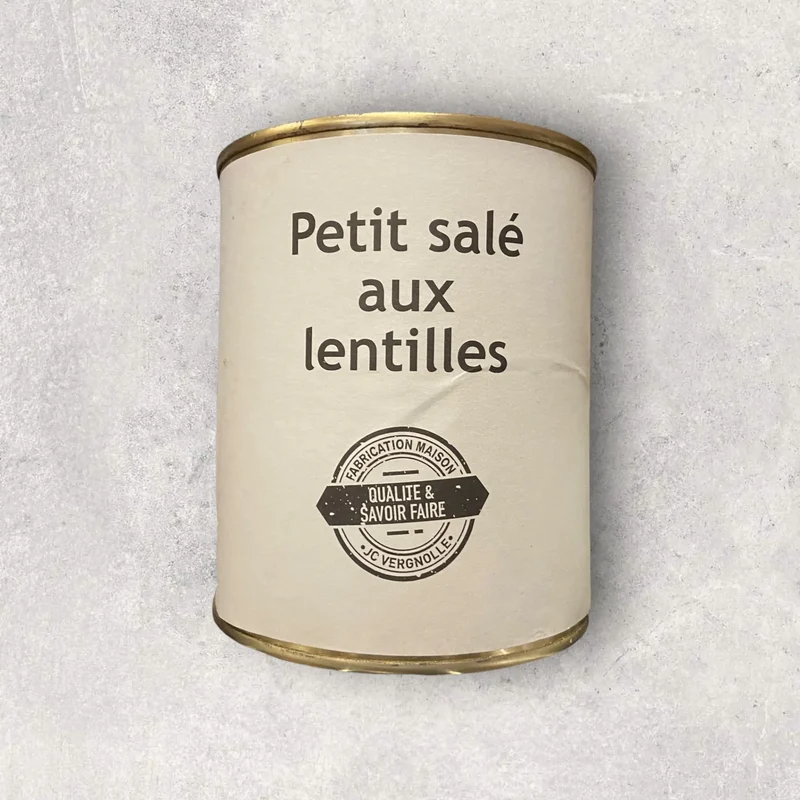 Petit salé aux lentilles