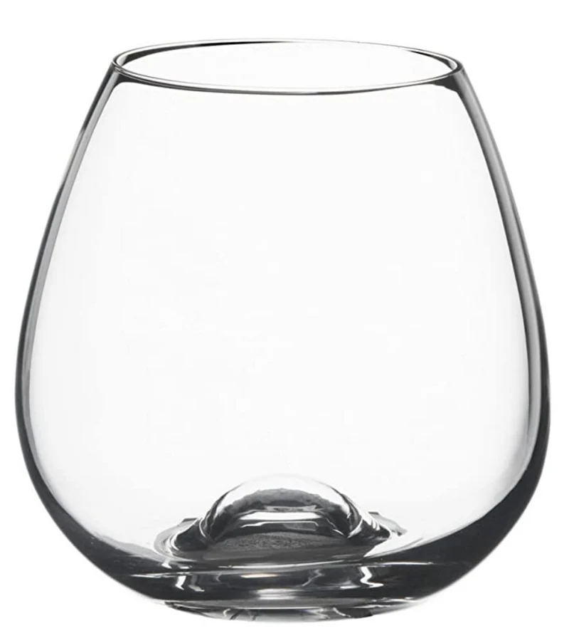 Verre a rhum en cristal sans pied
