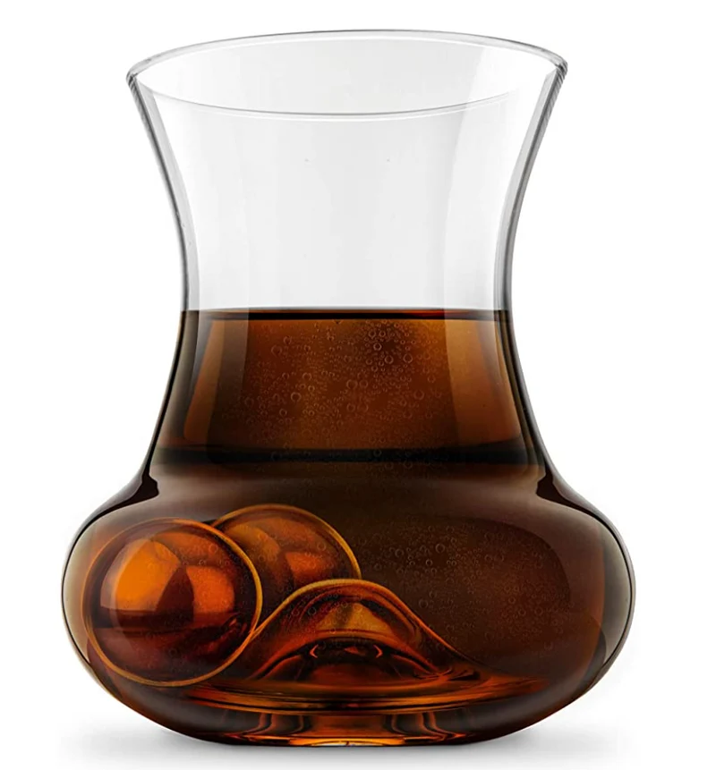 Rhum verre acier inoxydable boules et pinces réfrigérantes