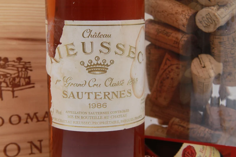 Chateau Rieussec 1er Grand Cru Classé Sauternes. 1986