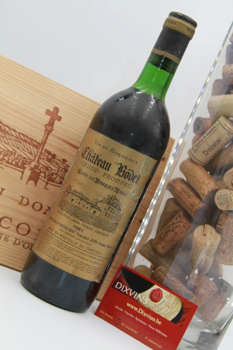 -Chateau Bodet Cuvée Du Barrail Noble. Canon Fronsac. 1981