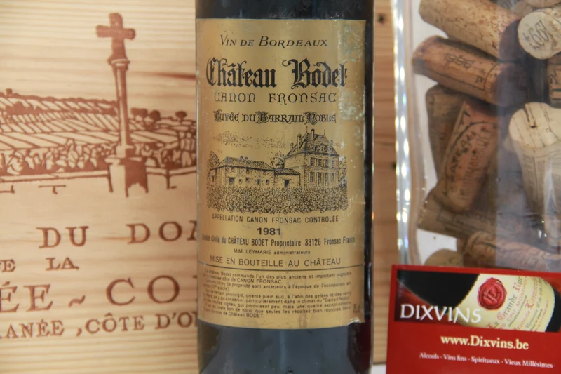 -Chateau Bodet Cuvée Du Barrail Noble. Canon Fronsac. 1981
