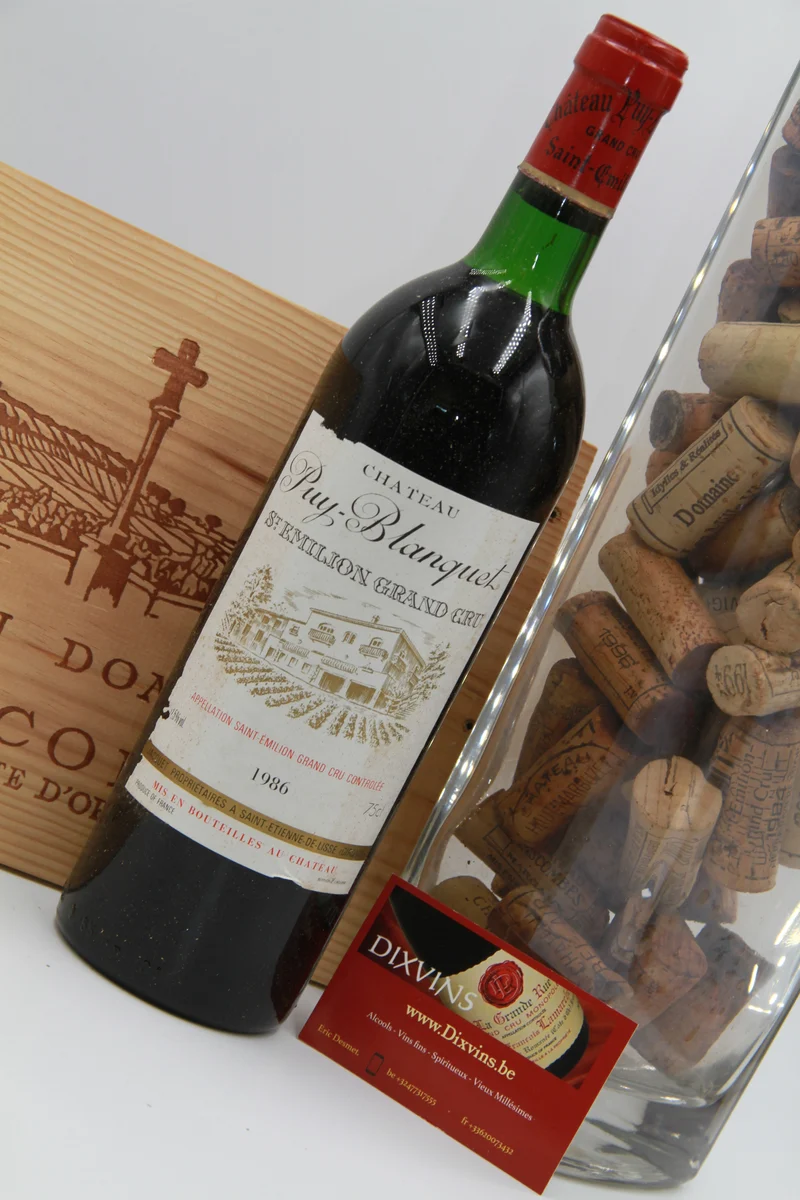 -Chateau Puy Blanquet Grand Cru St Émilion. 1986