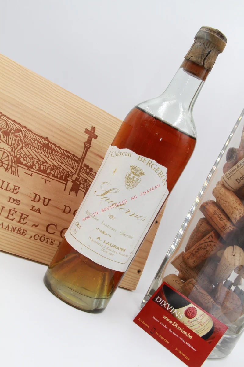 Chateau Bergeron. Sauternes 1961
