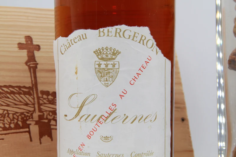 Chateau Bergeron. Sauternes 1961